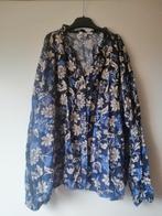 Blouse maat 50, Blauw, Maat 46/48 (XL) of groter, Ophalen of Verzenden, Zo goed als nieuw