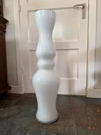 Mooie witte glazen vaas 80cm hoog, Huis en Inrichting, Ophalen, Zo goed als nieuw