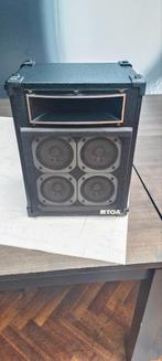 Toa speaker zwart 8 stuks +versterkers, Audio, Tv en Foto, Versterkers en Receivers, Overige merken, Stereo, Gebruikt, 60 tot 120 watt