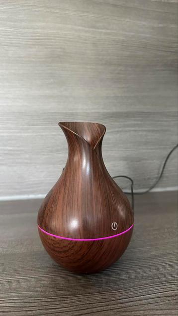 NIEUW: Ultrasonic Aroma Humidifier dinker bruin beschikbaar voor biedingen