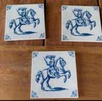 Oude Sphinx Tegel (s) .Paard en Ruiter. Of Tegel met div ., Antiek en Kunst, Ophalen of Verzenden