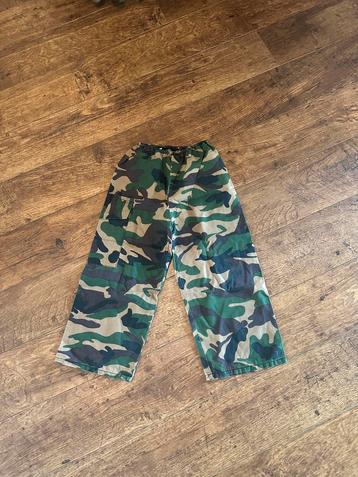 Leger broek verkleed pak / carnaval, maat 110-116 5-6 jaar beschikbaar voor biedingen
