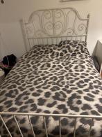 IKEA bed 140x200, Huis en Inrichting, Slaapkamer | Bedden, Ophalen, Gebruikt, Wit, Tweepersoons