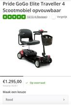Opvouwbare scootmobiel Pride GoGo Elite Traveler, Ophalen, Zo goed als nieuw, Pride, 10 km/u of minder