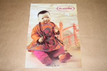 M. Wanke Catalogus 86/87 - Poppen en toebehoren !! beschikbaar voor biedingen