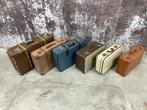 Koffers antiek vintage, 6 stuks, Reiskoffer, Hutkoffer, Ophalen, Gebruikt, Overige materialen, Minder dan 50 cm