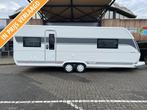 Hobby 650 UFF Prestige 2024 + mover + voortent + fietsendrag, Caravans en Kamperen, Overige typen, Standaardzit, Schokbreker, Hobby