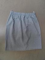 MS MODE maat L, blauw-witte rok elastisch materiaal., Blauw, Maat 42/44 (L), Ophalen of Verzenden, Zo goed als nieuw