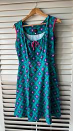 Tante Betsy maat S valt groter als m/l, Kleding | Dames, Verzenden, Zo goed als nieuw, Blauw, Onder de knie