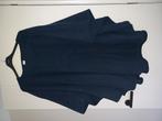 Cape poncho warme fleece donkerblauw 46 48 50 52 54 56 58 60, Ophalen of Verzenden, Nieuw, Blauw, Jas of Mantel