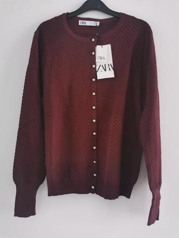 ZARA vest met sierknopen mt. M beschikbaar voor biedingen