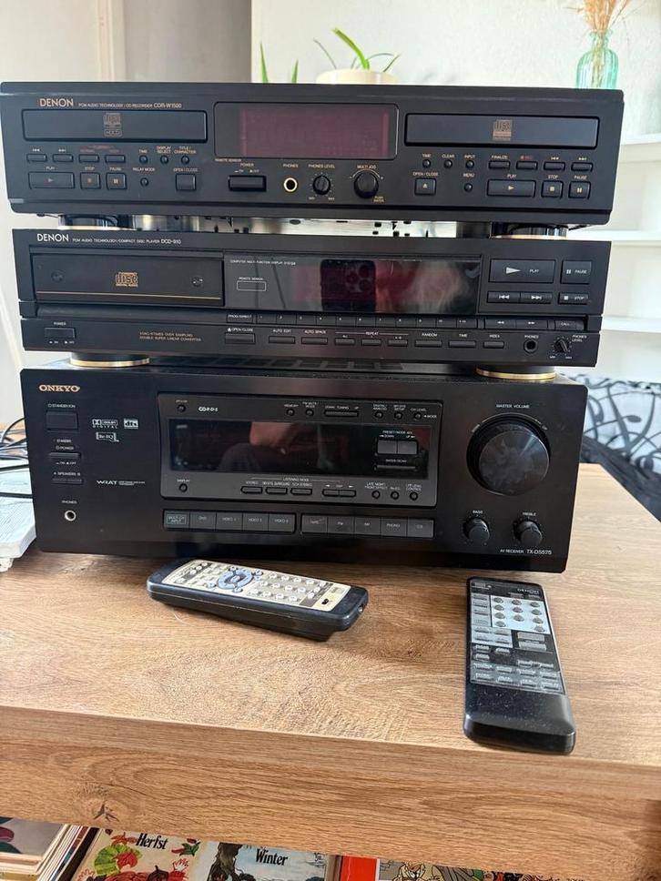 Vintage Audio Set: Denon, Onkyo, Audio, Tv en Foto, Stereo-sets, Gebruikt, Denon, Losse componenten, Ophalen