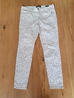 Witte Scotch & Soda broek met zwarte stippen 32/32 L, Kleding | Dames, Broeken en Pantalons, Wit, Maat 42/44 (L), Scotch & Soda