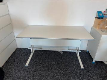 Bureau wit 140 cm breed