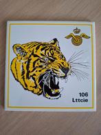 Tegeltje 106 LTTcie (Lichte Transport Compagnie), Ophalen of Verzenden, Landmacht, Nederland, Embleem of Badge