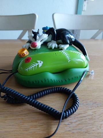 Tweety en Sylvester telefoon. Zeer mooi hebbedingetje. beschikbaar voor biedingen