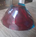 Murano-stijl Sommerso object | Facetgeslepen glas | 1950, Ophalen of Verzenden