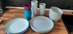 Camping kunststof servies, Caravans en Kamperen, Ophalen of Verzenden, Gebruikt