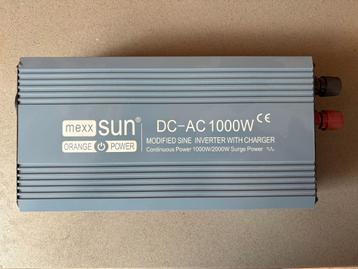 MexxSun Modified Sinus Inverter/Omvormer 1000W met Lader beschikbaar voor biedingen
