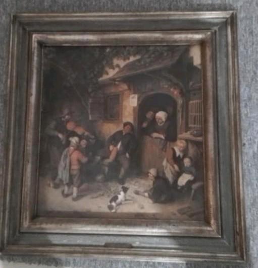 Schilderij naar I. van Ostade, Antiek en Kunst, Kunst | Schilderijen | Klassiek, Ophalen of Verzenden