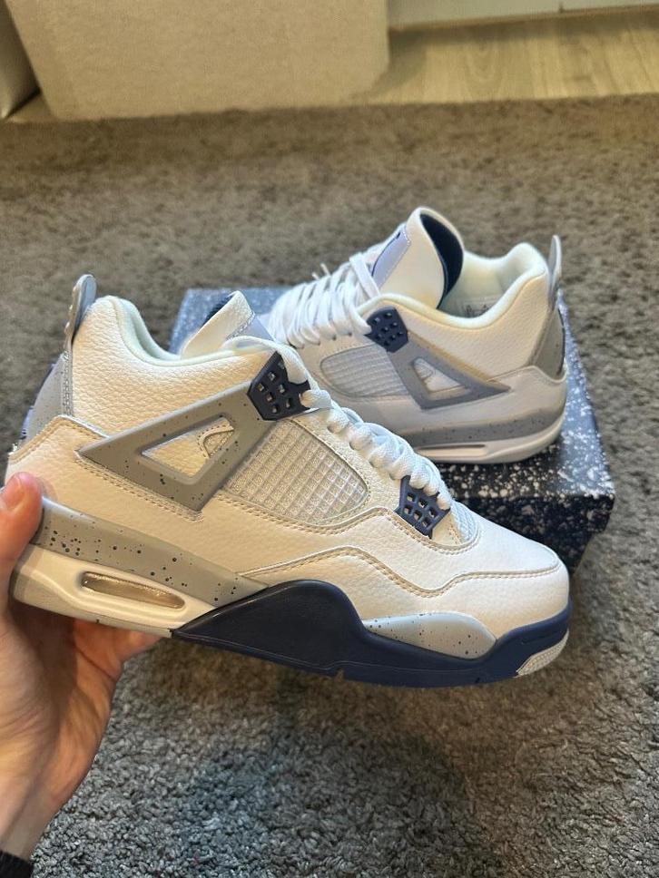Nike Jordan 4 Retro Midnight Navy- 42 EU, Kleding | Heren, Schoenen, Nieuw, Sneakers of Gympen, Wit, Ophalen of Verzenden