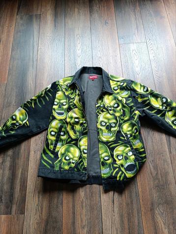Supreme Skull Pile Green Jacket – ZELDZAAM maat L beschikbaar voor biedingen
