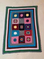 GR168 Granny woondeken patchwork gehaakt 145/105