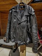 UNIEK DIK LEREN MOTORPAK oldies vintage shopper MT XXL, Ophalen