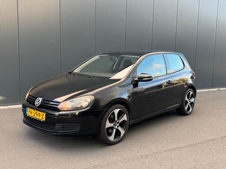 Golf 6– 1.4 benzine – 3-deurs 2009 Zwart, Auto's, Volkswagen, Particulier, Golf, Benzine, B, Hatchback, Handgeschakeld, Geïmporteerd