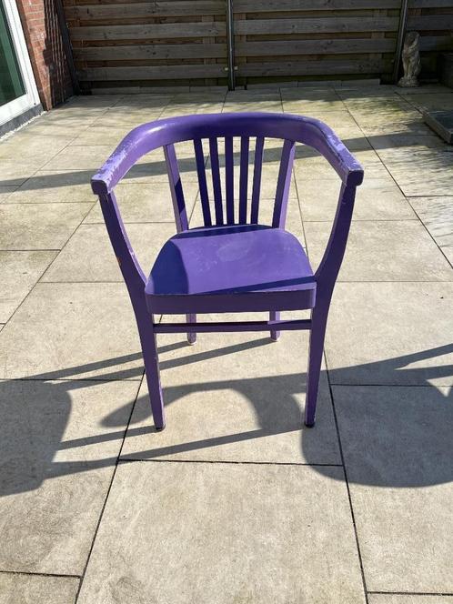 2 stuks, Houten Vintage stoelen, Huis en Inrichting, Stoelen, Gebruikt, Twee, Hout, Overige kleuren, Ophalen of Verzenden