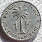 2 x Belgisch CONGO/ RUANDA-URUNDI : 1 FRANCS 1958&60 KM 4, Verzenden, Overige landen, Setje