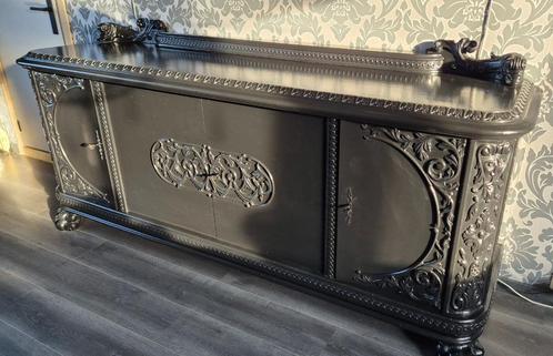 Antieke 4- deurs dressoir, Antiek en Kunst, Antiek | Meubels | Kasten, Ophalen