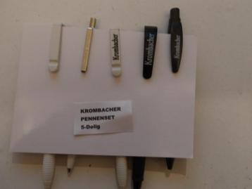 Krombacher bier pennenset (1) beschikbaar voor biedingen