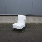 Tweedehands Gispen 405 | Wit Leer | Dutch Originals, Ophalen, Gebruikt, 75 tot 100 cm, Dutch Originals