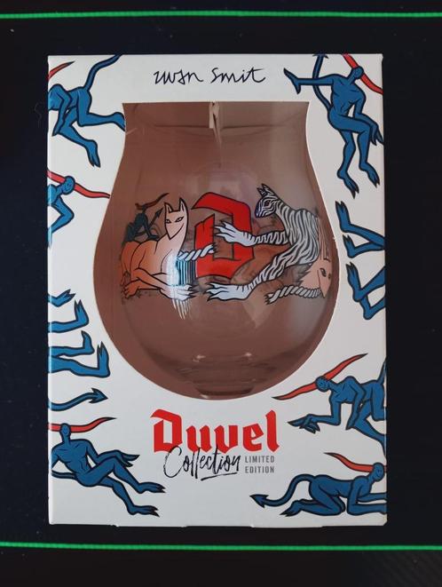 Duvel glas Iwan Smit 2024 cats, Verzamelen, Glas en Borrelglaasjes, Nieuw, Bierglas, Ophalen