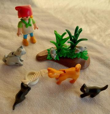 Playmobil 4498 Meisje met Katten beschikbaar voor biedingen