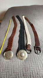 3 x lederen riem 1x stof riem, Kleding | Heren, Riemen en Ceinturen, Ophalen, Gedragen, 115 cm of meer, Riem of Ceintuur