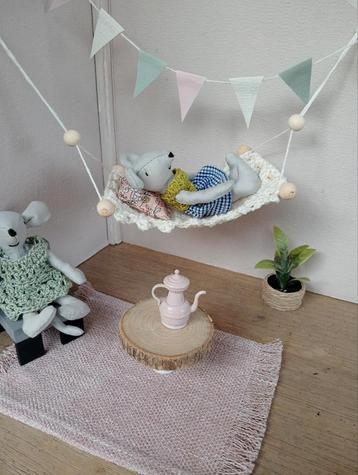 Hangmatje voor muizenhuis/poppenhuis  beschikbaar voor biedingen