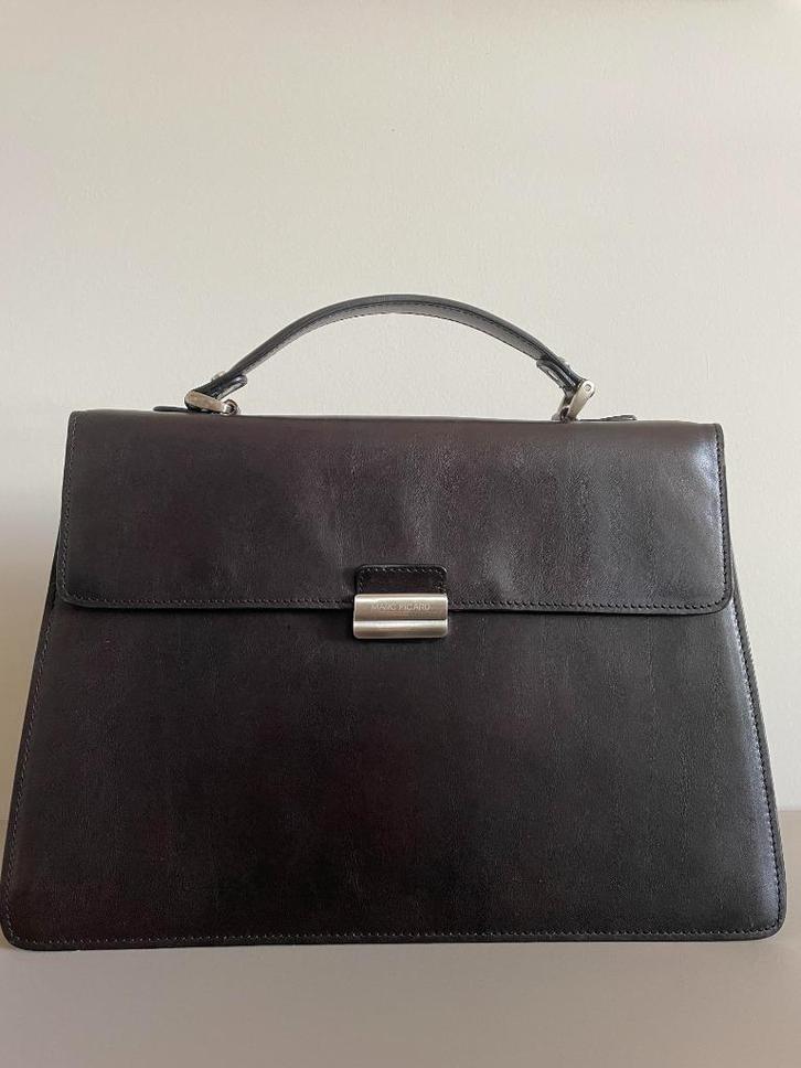 Marc Picard tas, Sieraden, Tassen en Uiterlijk, Tassen | Damestassen, Zo goed als nieuw, Handtas, Zwart, Ophalen of Verzenden