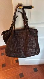 Vera Pelle Italy bruin leren tas, Sieraden, Tassen en Uiterlijk, Tassen | Damestassen, Ophalen of Verzenden, Zo goed als nieuw