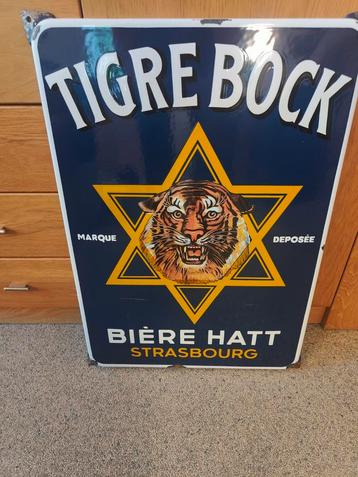 Emaille bord Tigre Bock beschikbaar voor biedingen