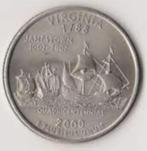 Amerika - 25 cent 2000 - Virginia - circulated, Postzegels en Munten, Munten | Amerika, Losse munt, Verzenden, Noord-Amerika