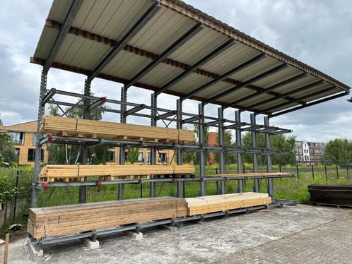 GOEDKOOP! Zware Draagarmstelling 420-750cm hoog GEBRUIKT, Doe-het-zelf en Verbouw, Overige Doe-het-zelf en Verbouw, Gebruikt, Ophalen of Verzenden