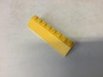 Lego dakpan 2x8 geel, Ophalen of Verzenden, Gebruikt, Losse stenen, Lego
