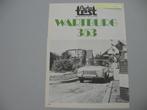 WART 060 WARTBURG 353, roadtest, knipsel 1971, Ophalen of Verzenden, Zo goed als nieuw, Overige merken