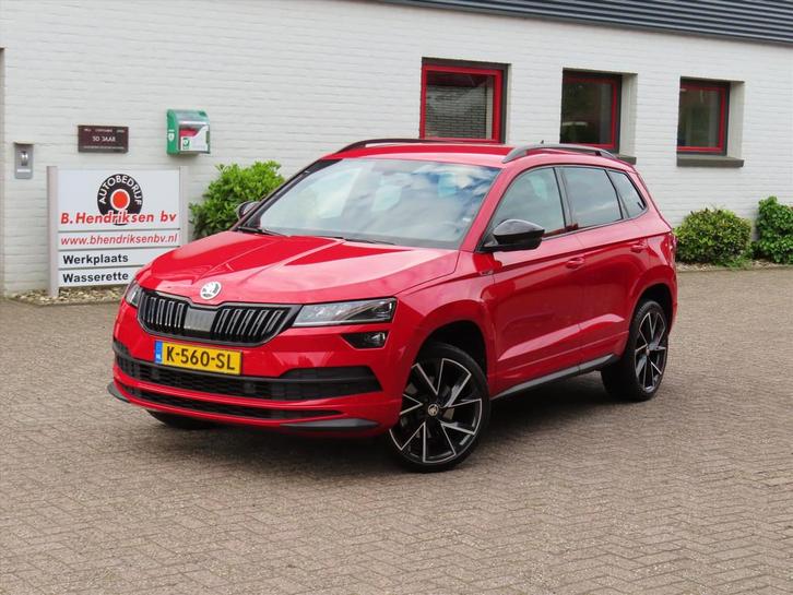 Skoda Karoq 1.5 TSI ACT Greentech 150pk DSG-7 Sportline Busi, Auto's, Skoda, Bedrijf, Te koop, Karoq, ABS, Achteruitrijcamera