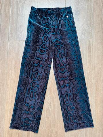 Shoeby JM meisjes broek velvet stof slangenprint 134/140 beschikbaar voor biedingen