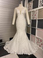 zeemeermin model 36/38 maat kant bruidsjurk, Trouwjurk, 1053aa, Wit, Ozlem__bahadir@hotmail.com