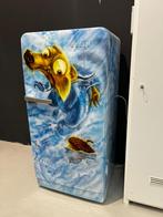 Toffe geairbrushte ice Age party koelkast, Witgoed en Apparatuur, 200 liter of meer, Ophalen, Met vriesvak, 160 cm of meer