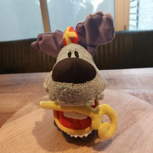 Sinterklaas Woezel knuffel met staf, Kinderen en Baby's, Speelgoed | Knuffels en Pluche, Gebruikt, Hond, Ophalen of Verzenden